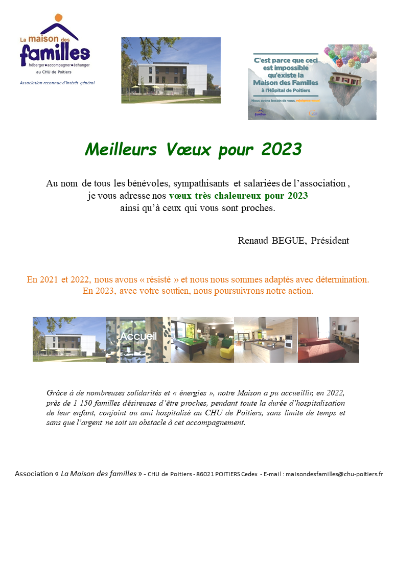 Meilleurs vœux 2023